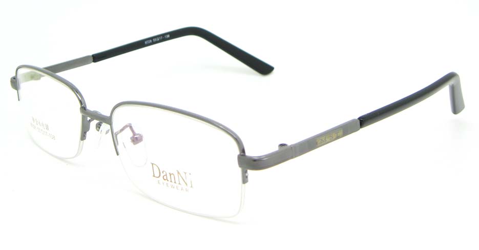 gun metal Rectangular glasses frame WKY-DNI6026-Q
