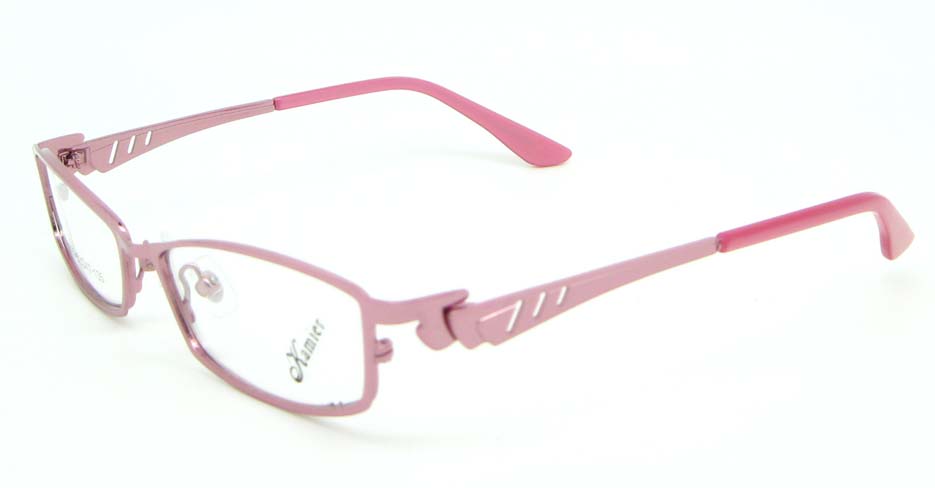 pink metal oval glasses frame  JNY-KM8825-F