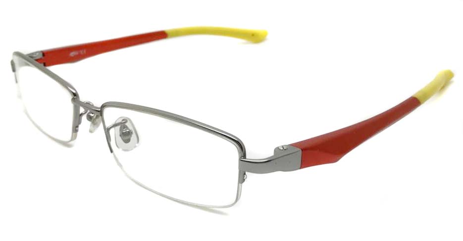 red with yello blend sports Rectangular glasses frame LT-G078-C2