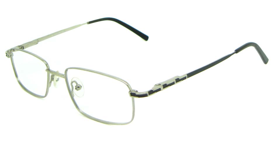 silver metal oval glasses frame HL-1755-003