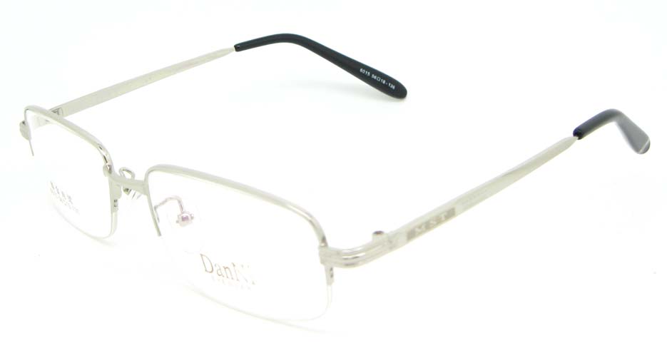 silver metal rectangular glasses frame WKY-DNI6015-Y