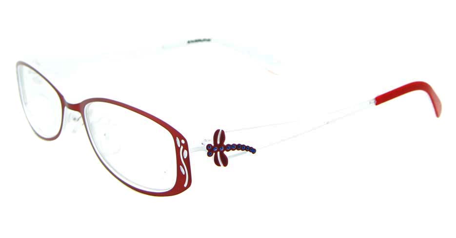wine metal Rectangular glasses frame  WKY-KNXJ6227-H
