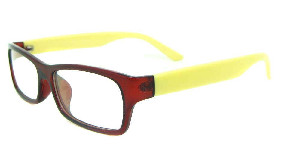 wine with yellow Rectangular tr90 glasses frame YL-KDL8049-C5